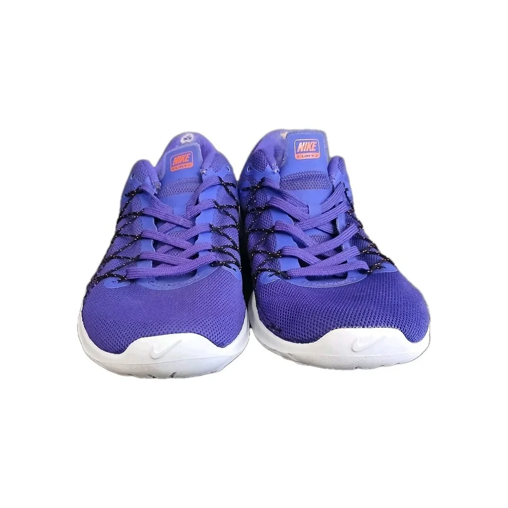 Nike Flex Fury 2 Running Shoes Women's Size 6.5 Purple Pink Sneakers Shoes #1011